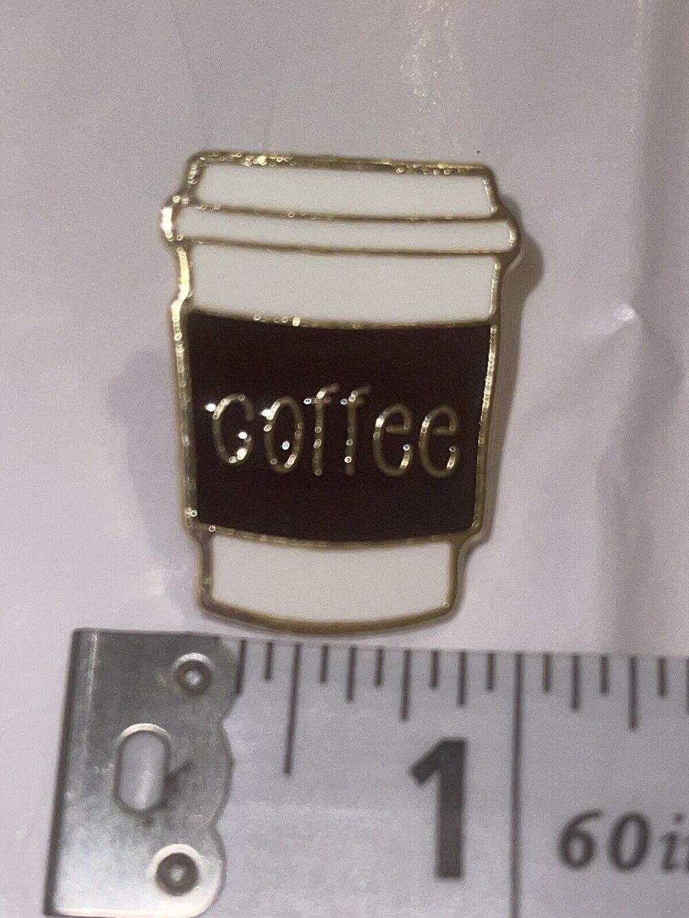 Coffee Latte Pin Brooch